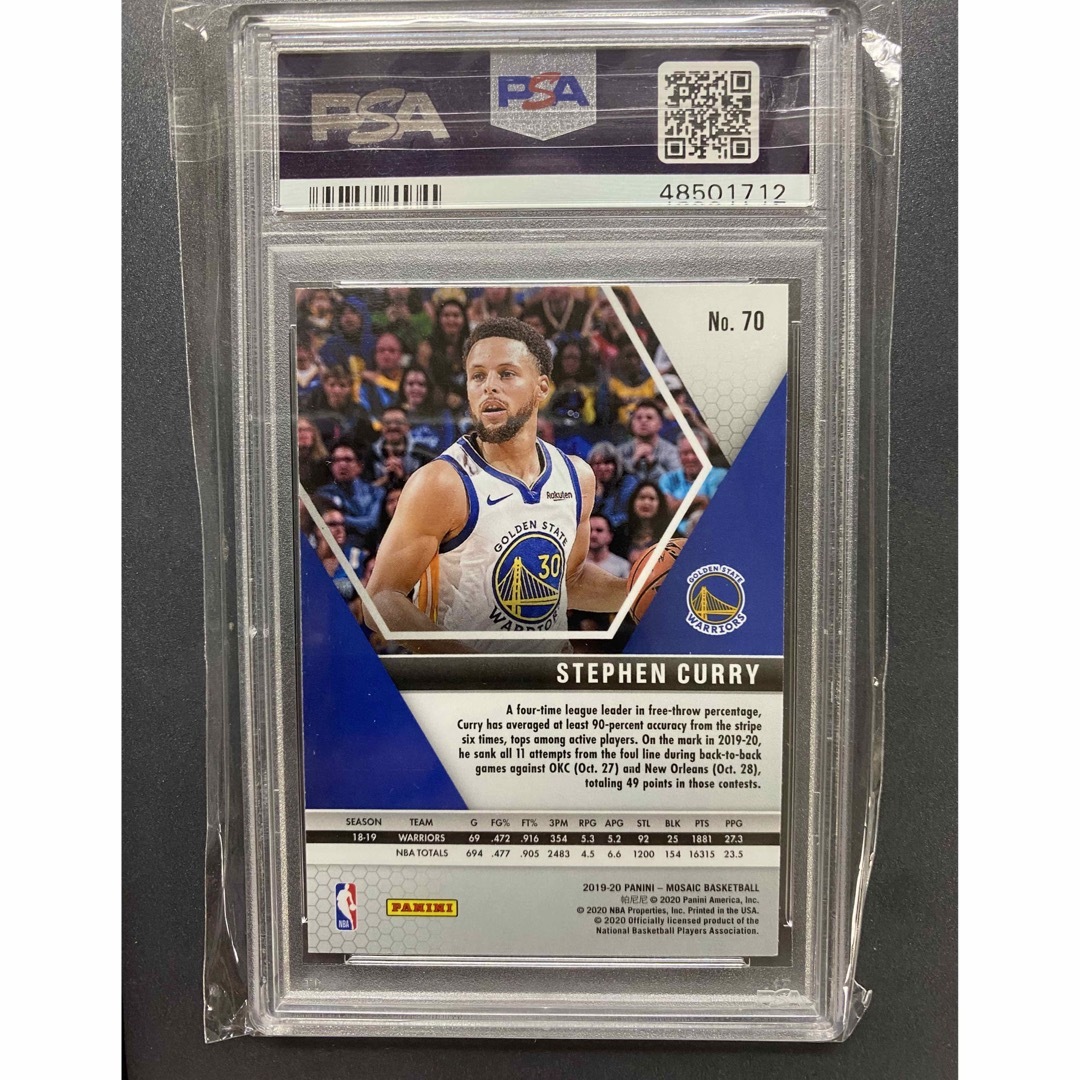 ステフィン・カリー 2019 PANINI MOSAIC PSA 9 1