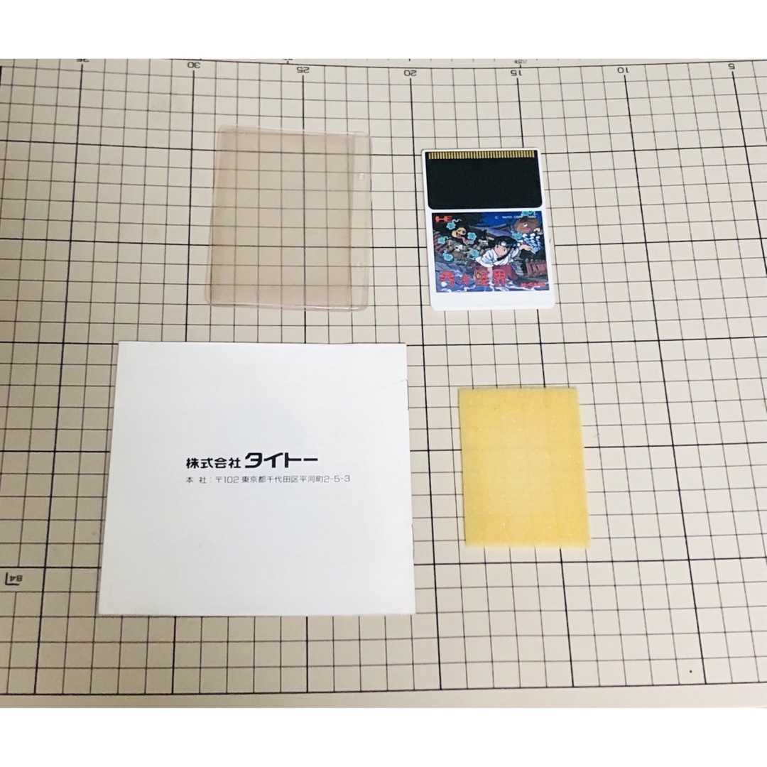 TAITO(タイトー)のPCエンジン Hu CARD ソフト　奇々怪界 エンタメ/ホビーのゲームソフト/ゲーム機本体(家庭用ゲームソフト)の商品写真