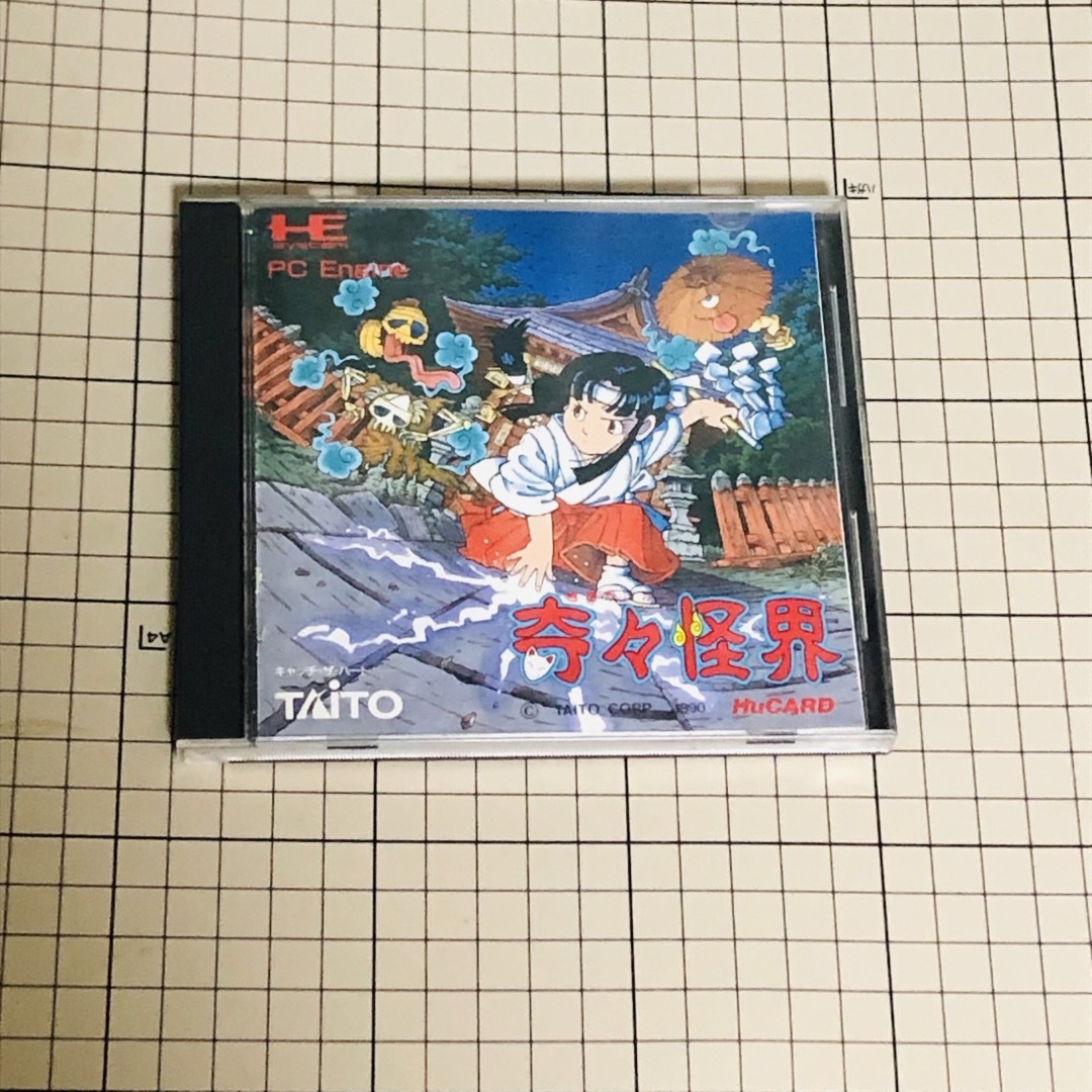 TAITO(タイトー)のPCエンジン Hu CARD ソフト　奇々怪界 エンタメ/ホビーのゲームソフト/ゲーム機本体(家庭用ゲームソフト)の商品写真