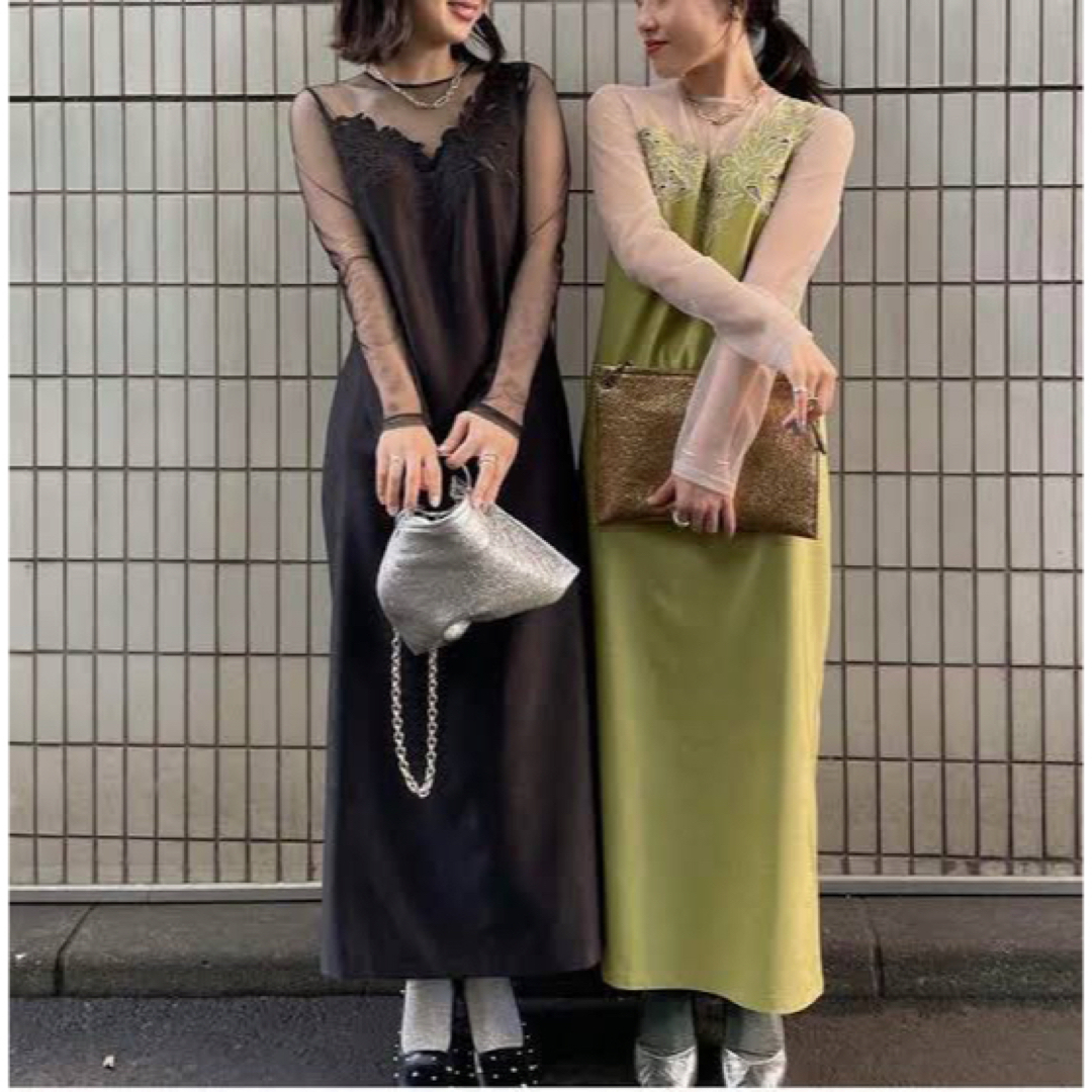 ワンピースameri vintage  UND RENEE CUTWORK DRESS