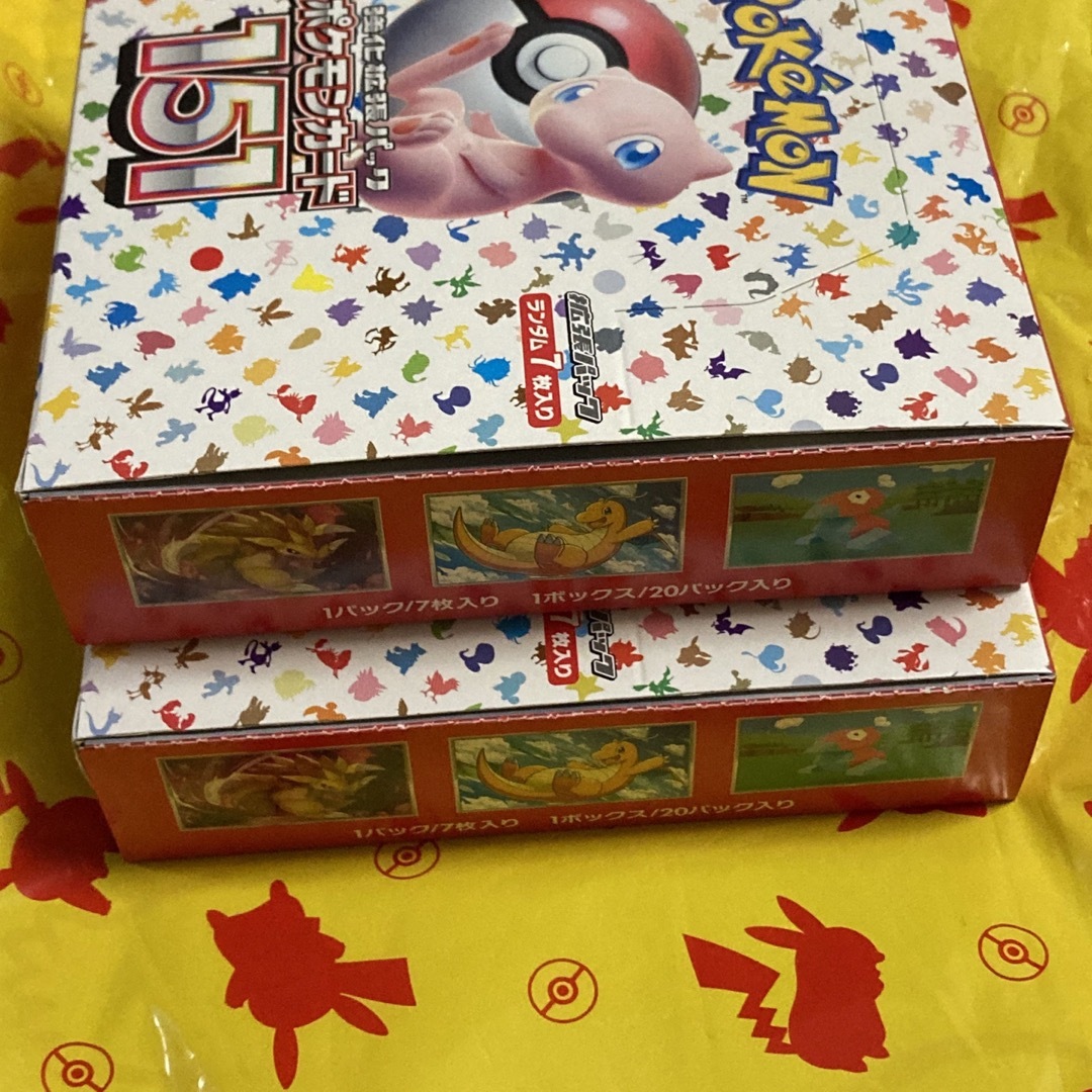 【シュリンクなしペリペリ未開封】2box 151 ポケカ 2