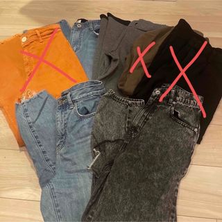 ザラ(ZARA)のザラ　ユニクロ　グレース　XS デニム　まとめ売り(デニム/ジーンズ)