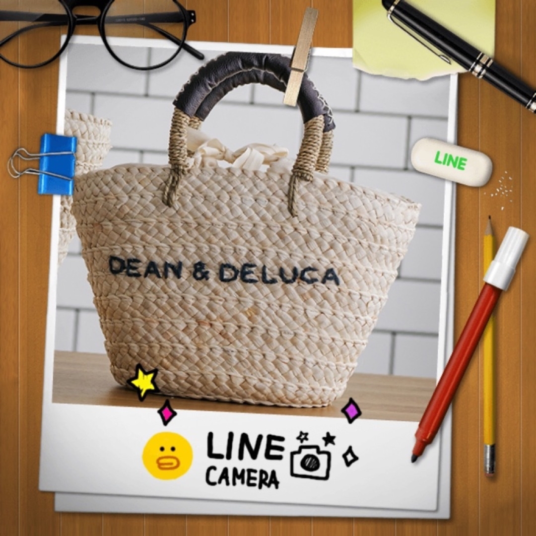 DEAN & DELUCA(ディーンアンドデルーカ)のDEAN & DELUCA × BEAMS COUTURE　保冷 カゴバッグ 🎵 レディースのバッグ(かごバッグ/ストローバッグ)の商品写真