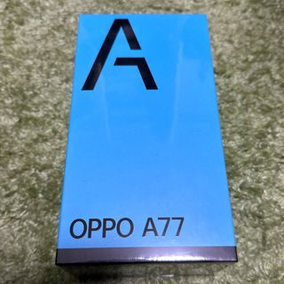 オッポ(OPPO)のOPPO A77 ブラック SIMフリー スマートフォン  本体 オッポ(スマートフォン本体)