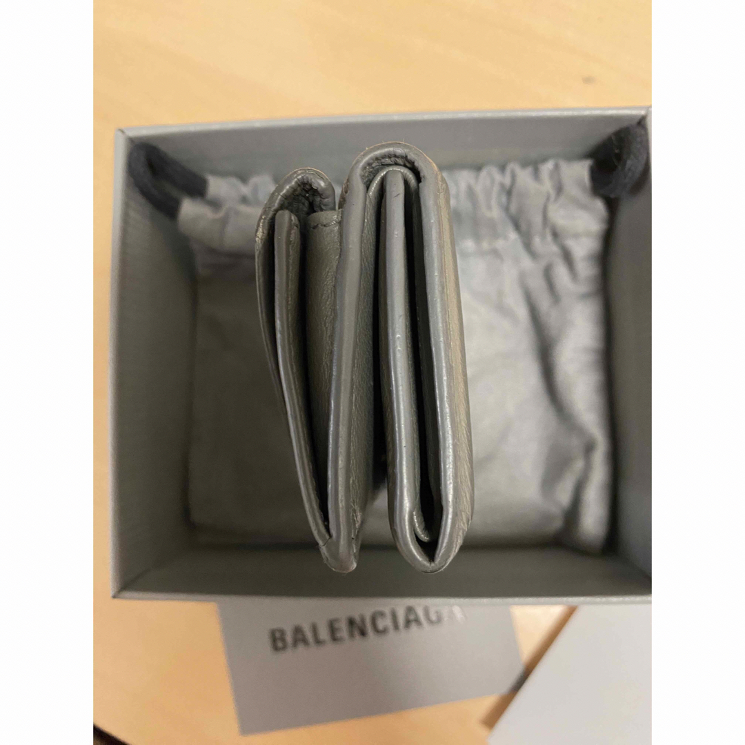 Balenciaga(バレンシアガ)のBALENCIAGA バレンシアガ ミニウォレット グレー　箱・袋付き レディースのファッション小物(財布)の商品写真