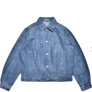 オーラリー(AURALEE)のSELVEDGE FADED LIGHT DENIM BLOUSON(Gジャン/デニムジャケット)