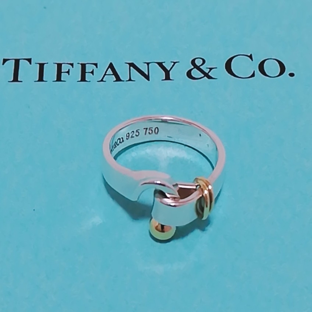 Tiffany & Co. - 【希少】ティファニー フック＆アイ リング 7号