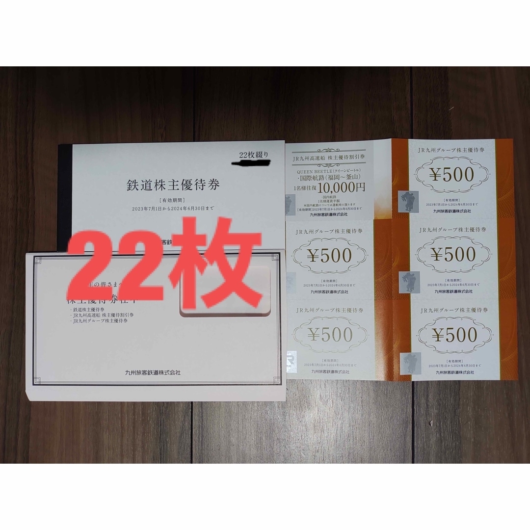 JR 九州旅客鉄道　株主優待 チケットの優待券/割引券(その他)の商品写真
