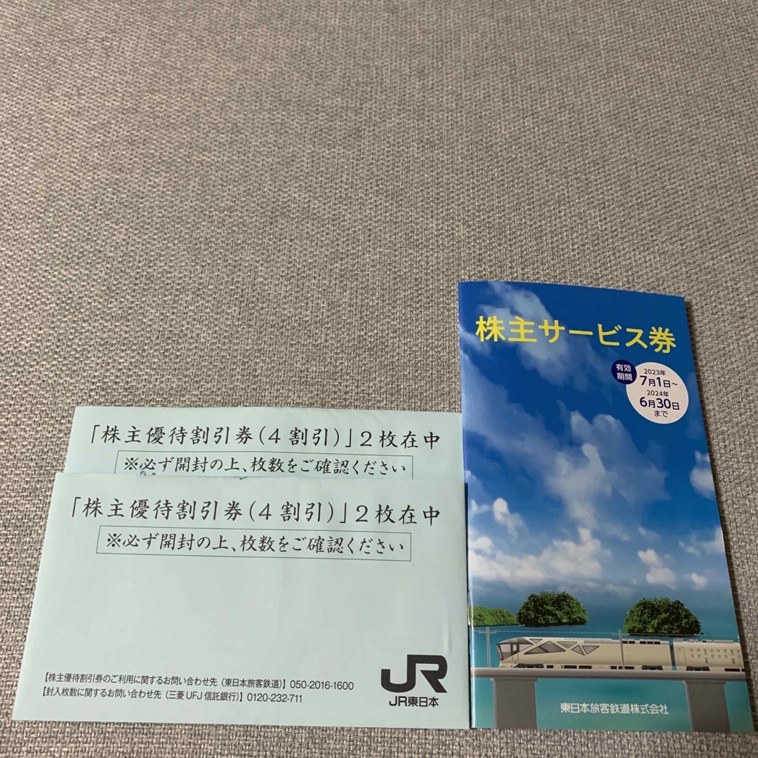 JR東日本　株主優待　4枚