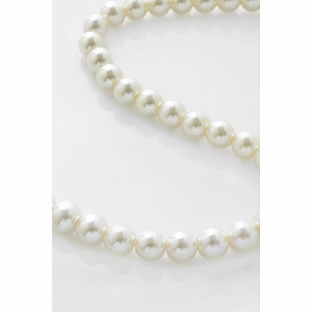 【色: 白-直径10mm】BABEYONDレディース パール 模造真珠 ネックレ 4