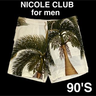 ニコルクラブフォーメン(NICOLE CLUB FOR MEN)の90'S ビンテージ　ニコルクラブ　フォーメン　メンズハーフパンツ(ショートパンツ)