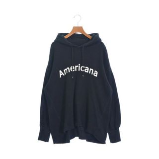 アメリカーナ(AMERICANA)のAmericana アメリカーナ Tシャツ・カットソー F 黒 【古着】【中古】(カットソー(半袖/袖なし))