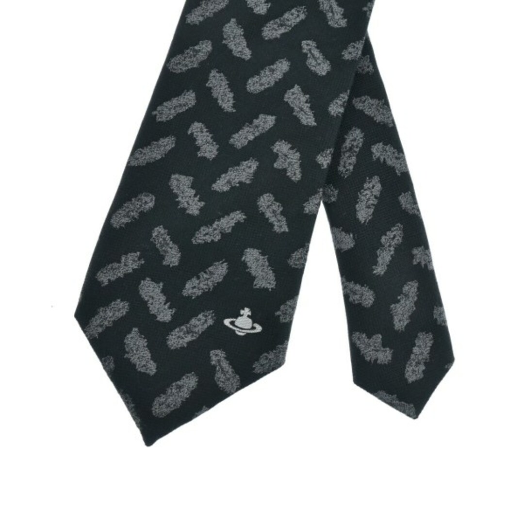 Vivienne Westwood - Vivienne Westwood ネクタイ - 黒xグレー(総柄