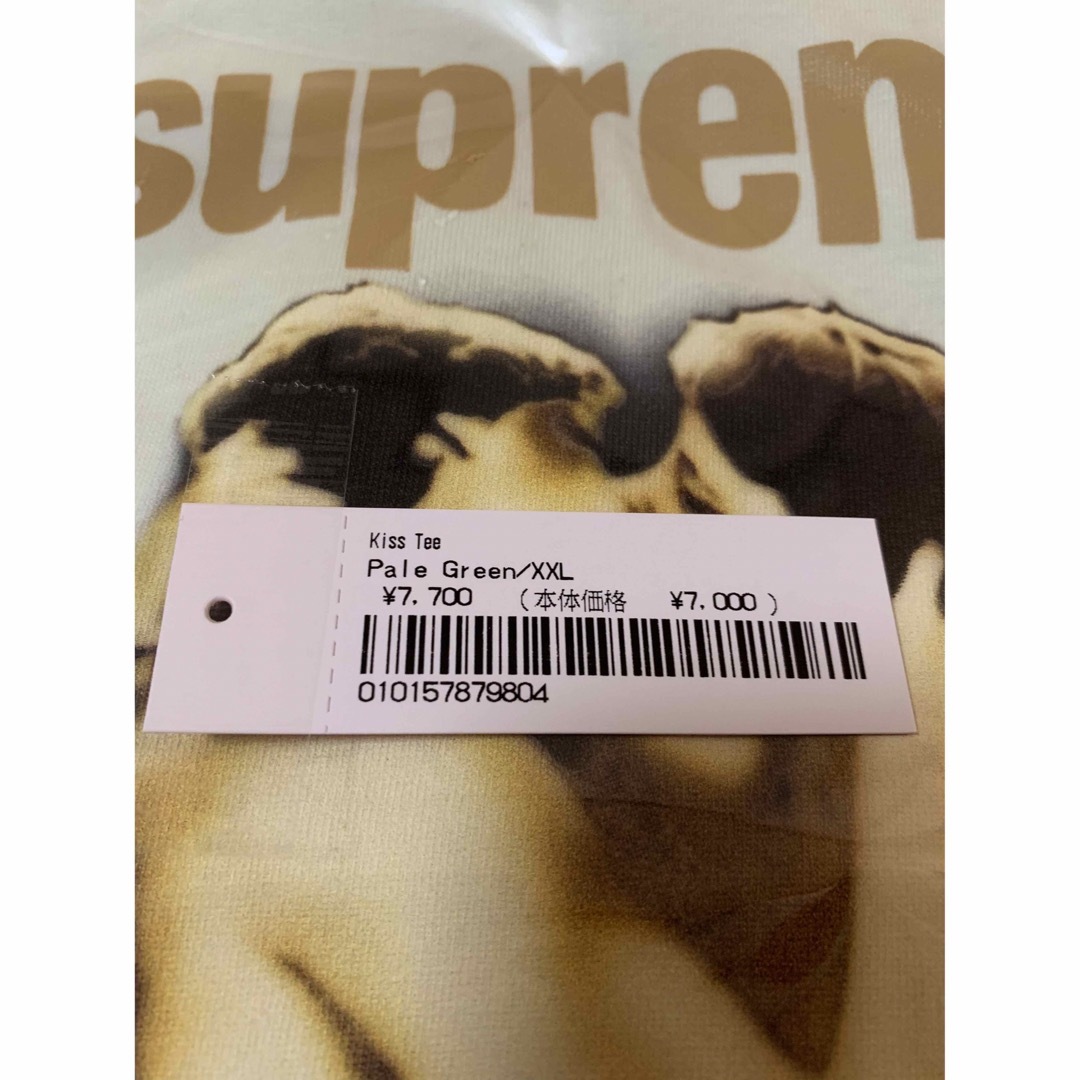 新品 supreme 23ss kiss tee xxl pale green 2