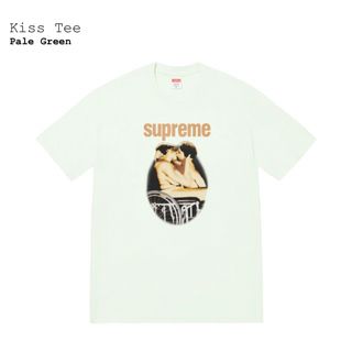 新品 supreme 23ss kiss tee xxl pale green