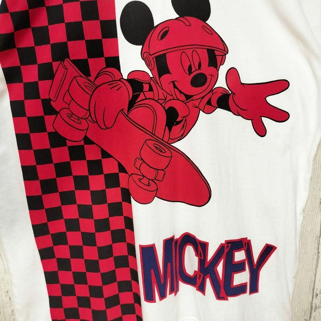 ボロ フェード感 色褪せ Disney ディズニー ミッキーマウス Tシャツ