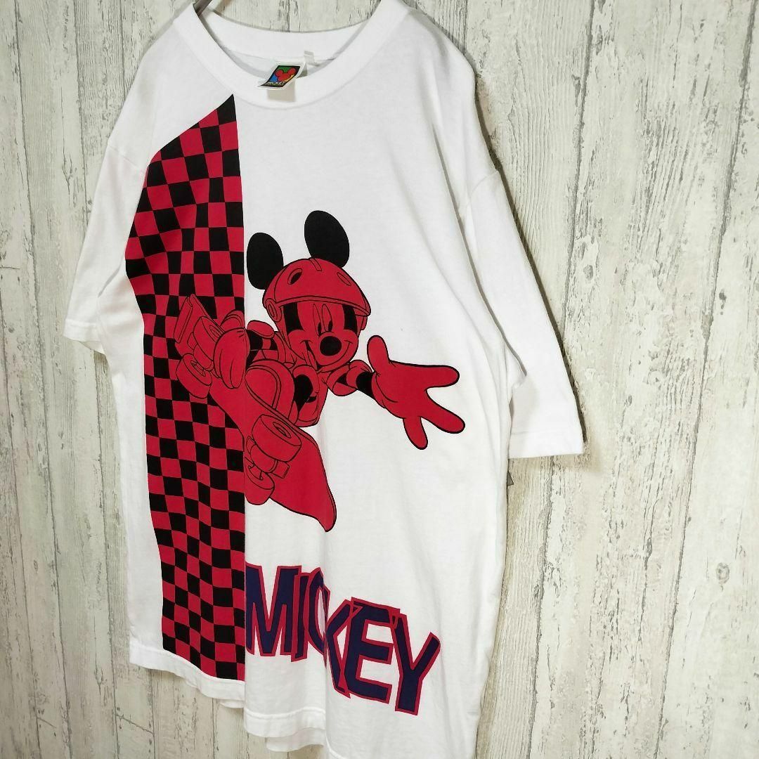 ボロ フェード感 色褪せ Disney ディズニー ミッキーマウス Tシャツ