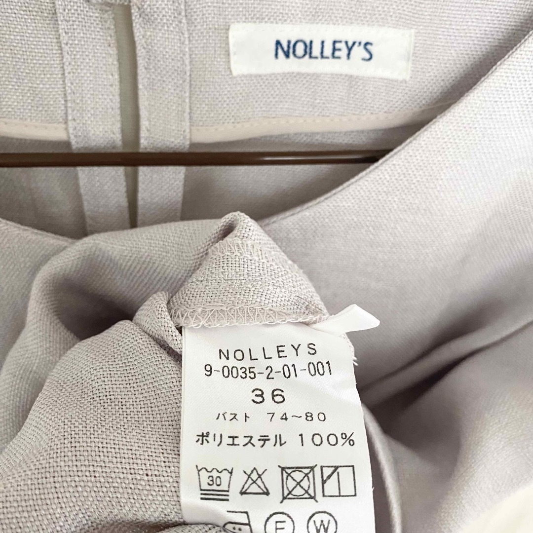 NOLLEY'S(ノーリーズ)のNOLLEY'S ノーリーズ　ノースリーブ　トップス　サイズ36 レディースのトップス(シャツ/ブラウス(半袖/袖なし))の商品写真