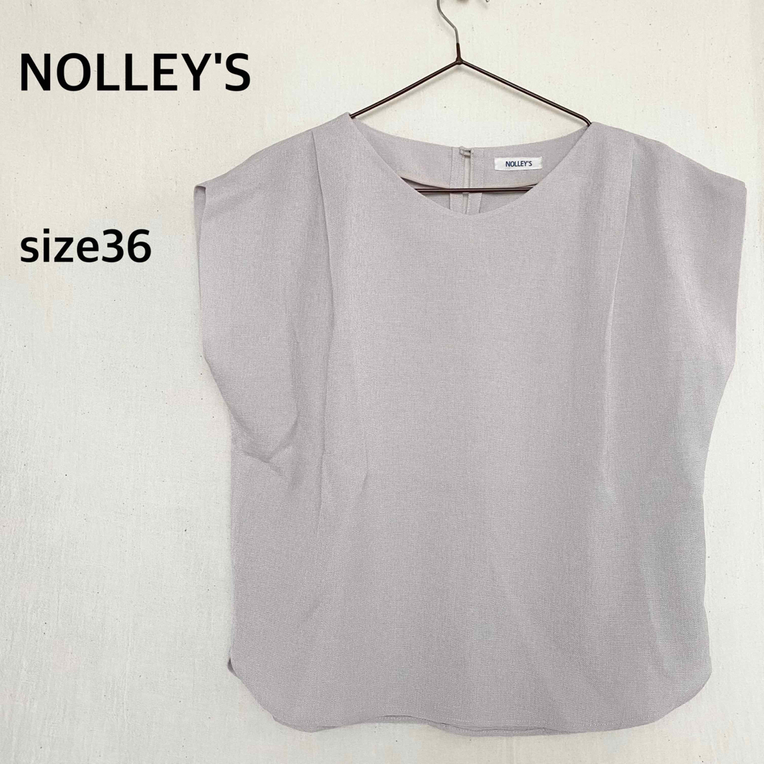 NOLLEY'S(ノーリーズ)のNOLLEY'S ノーリーズ　ノースリーブ　トップス　サイズ36 レディースのトップス(シャツ/ブラウス(半袖/袖なし))の商品写真