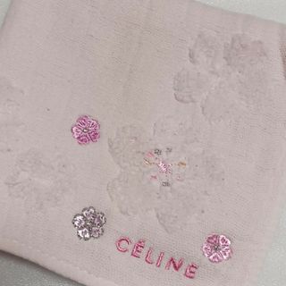 セリーヌ(celine)の値下げ📌【中古】セリーヌ☆大判タオルハンカチ🌸(ハンカチ)