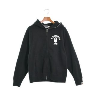 A BATHING APE パーカー XL 茶x黄x黒等(総柄)