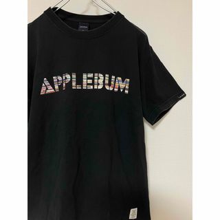 アップルバム(APPLEBUM)のAPPLE BUM アップルバム　tシャツ デザインロゴ　Lサイズ(Tシャツ/カットソー(半袖/袖なし))