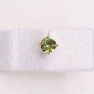 大粒です✨  デマントイド　ピアス    K18YG(ピアス)