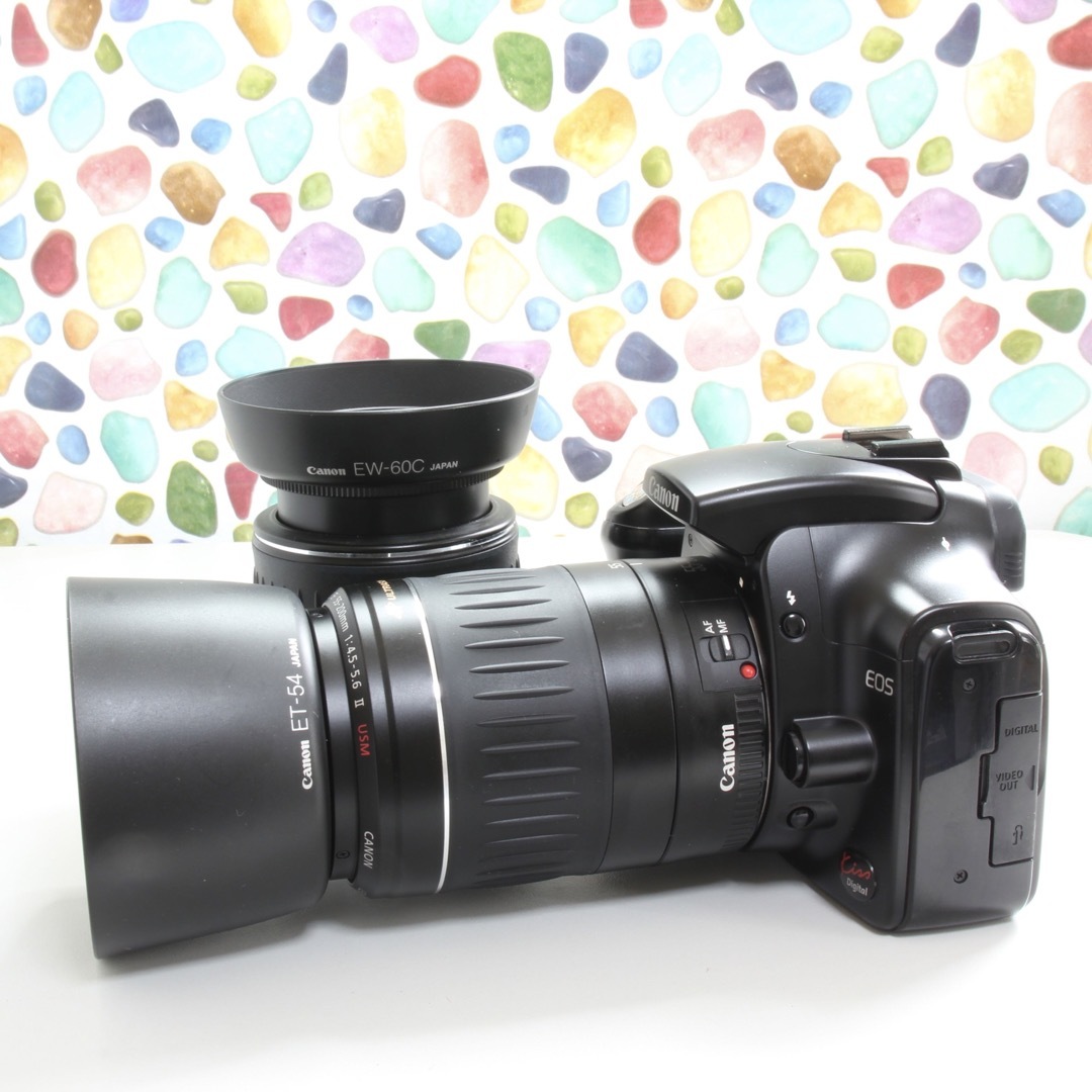 ♥︎Canon KISS digital ◇迷ったらこのカメラ ◇ダブルレンズ-