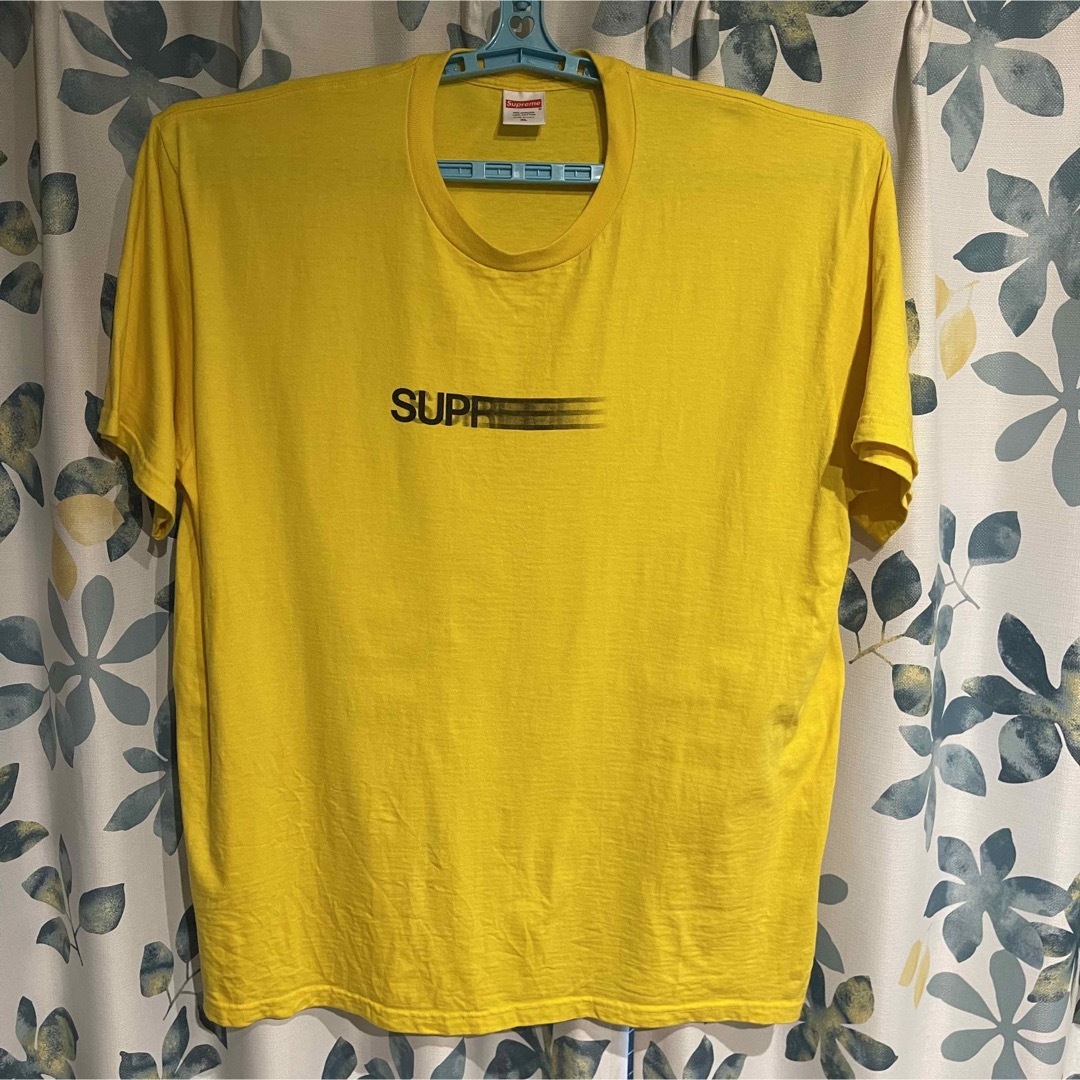 L Yellow Supreme Motion Logo Tee シュプリーム