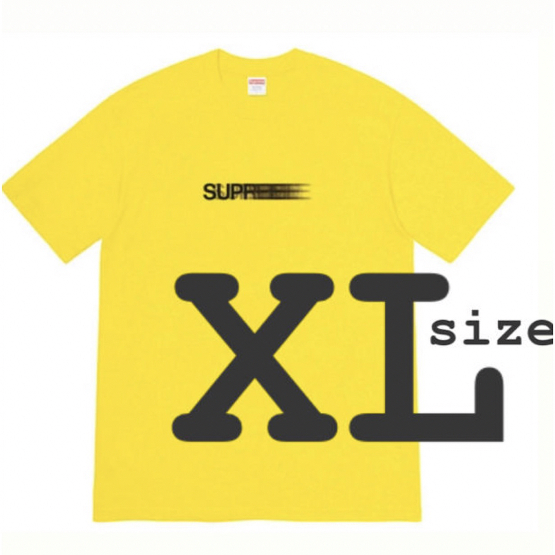 L Yellow Supreme Motion Logo Tee シュプリーム