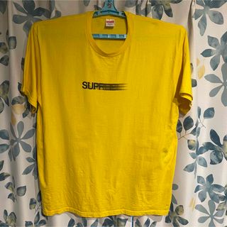 Supreme - Supreme Motion Logo Tee Yellow XL モーションの通販 ...