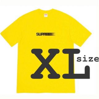 シュプリーム(Supreme)のSupreme Motion Logo Tee Yellow XL モーション(Tシャツ/カットソー(半袖/袖なし))