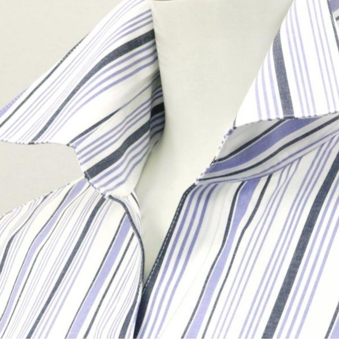 BRICK HOUSE by Tokyo Shirts 東京シャツ BRICK HOUSE 七分袖 スキッパーの通販 by Chopin BRICK HOUSE 7分袖シャツ白 緑系