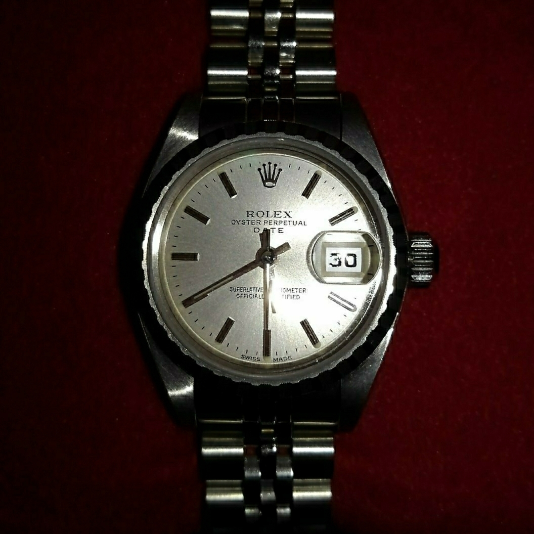 ROLEX(ロレックス)のロレックス　オイスターパーペチュアルデイト　レディース レディースのファッション小物(腕時計)の商品写真