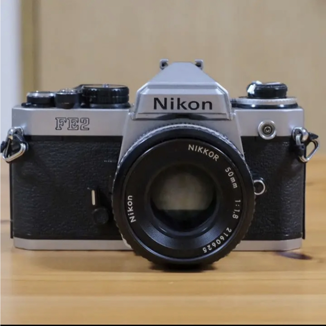 省スペース 洗える おしゃれ ニコン FE2 シルバー Ai-S 50mm F1.8 パン
