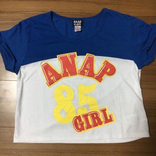 アナップ(ANAP)のアナップ♡ショート丈Tシャツ Sサイズ(Tシャツ/カットソー)