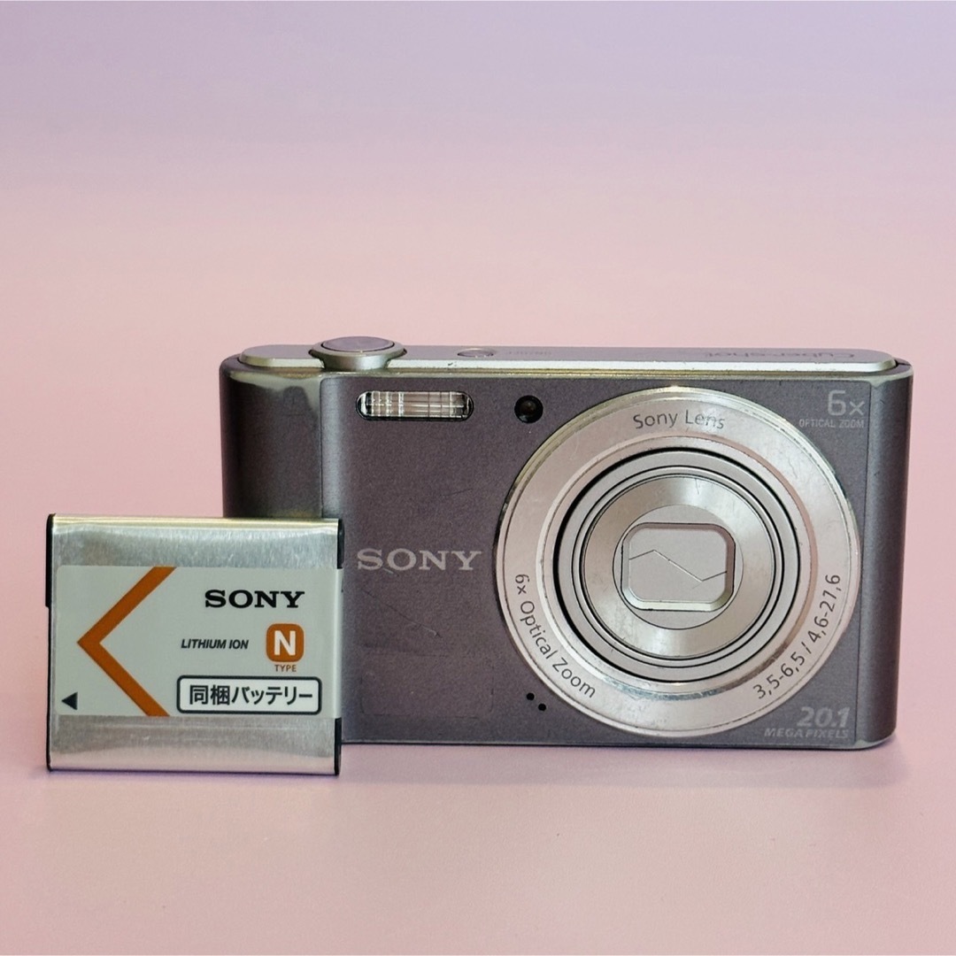 SONY(ソニー)のSONY Cyber−Shot W DSC-W810 シルバー スマホ/家電/カメラのカメラ(コンパクトデジタルカメラ)の商品写真