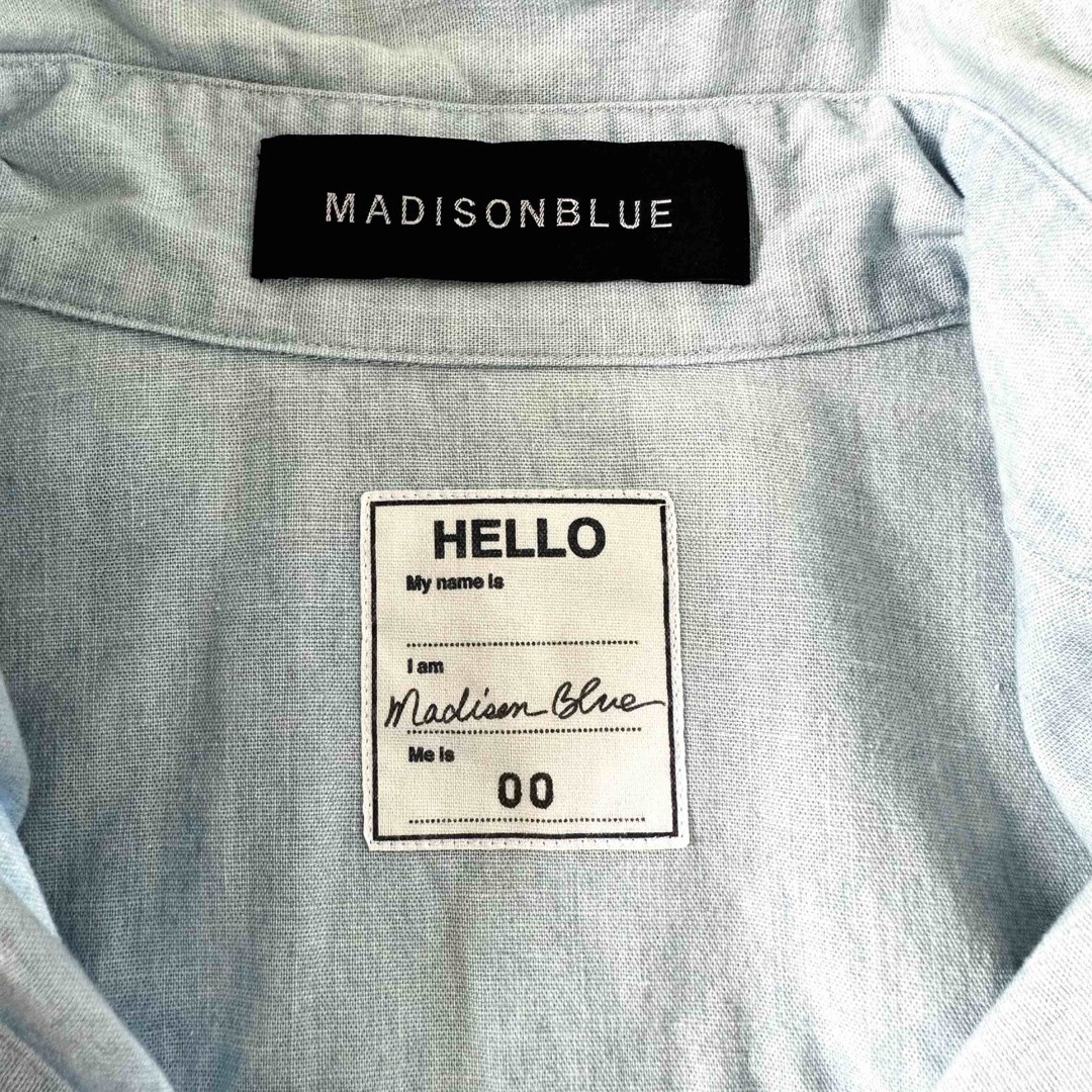 MADISONBLUE(マディソンブルー)の極美品♪マディソンブルー ウエスタンシャンブレーシャツ 裾リボン 近年モデル レディースのトップス(シャツ/ブラウス(長袖/七分))の商品写真