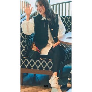 arpege story ツイードジレ M(ベスト/ジレ)