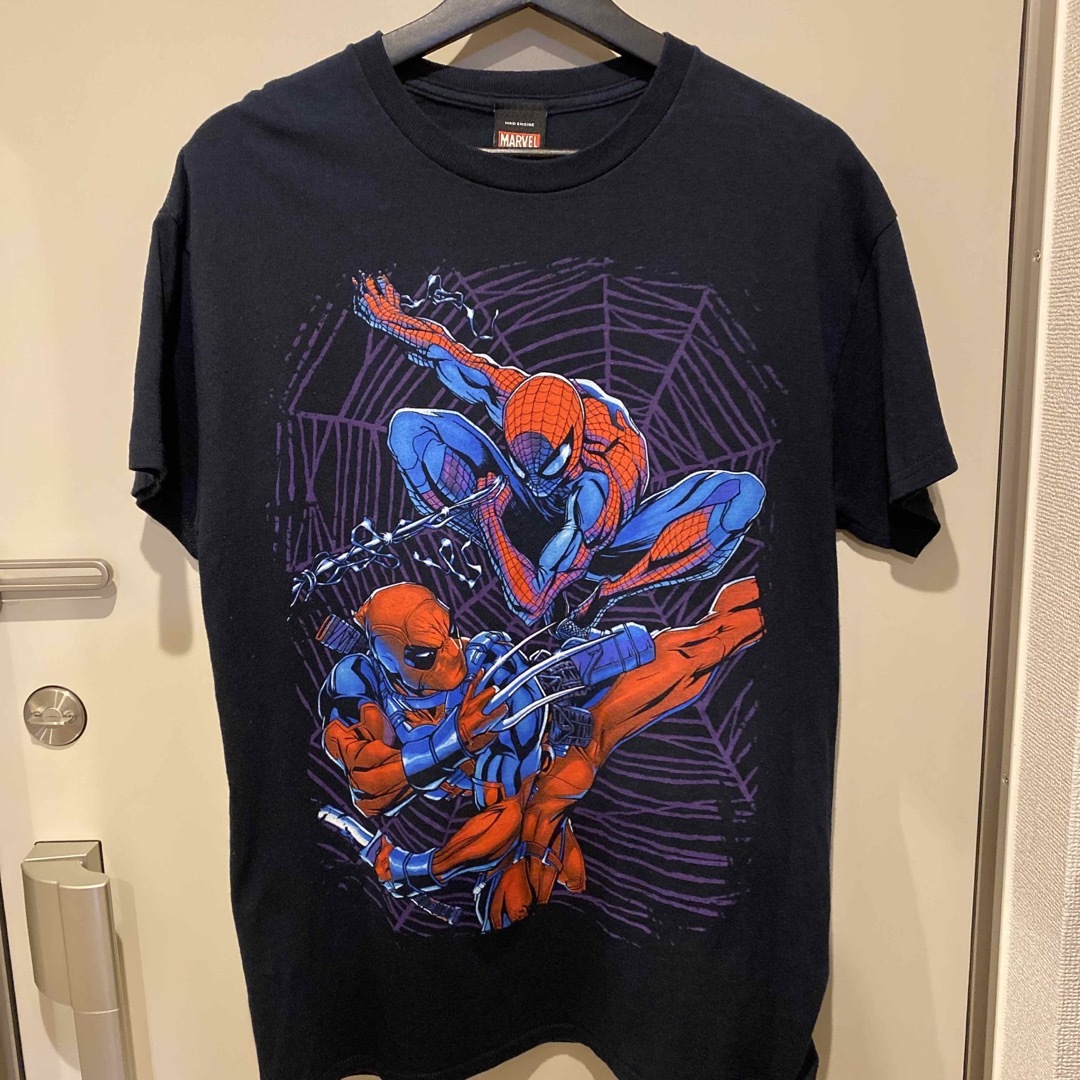 希少XL 00's Spider Man スパイダーマン ヴィンテージ Tシャツ