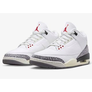 ジョーダン(Jordan Brand（NIKE）)の新品 Nike Air Jordan 3 Retro White Cement(スニーカー)