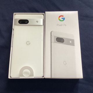 グーグルピクセル(Google Pixel)の【新品・未使用】au Google Pixel 7a 128GB ホワイト(スマートフォン本体)