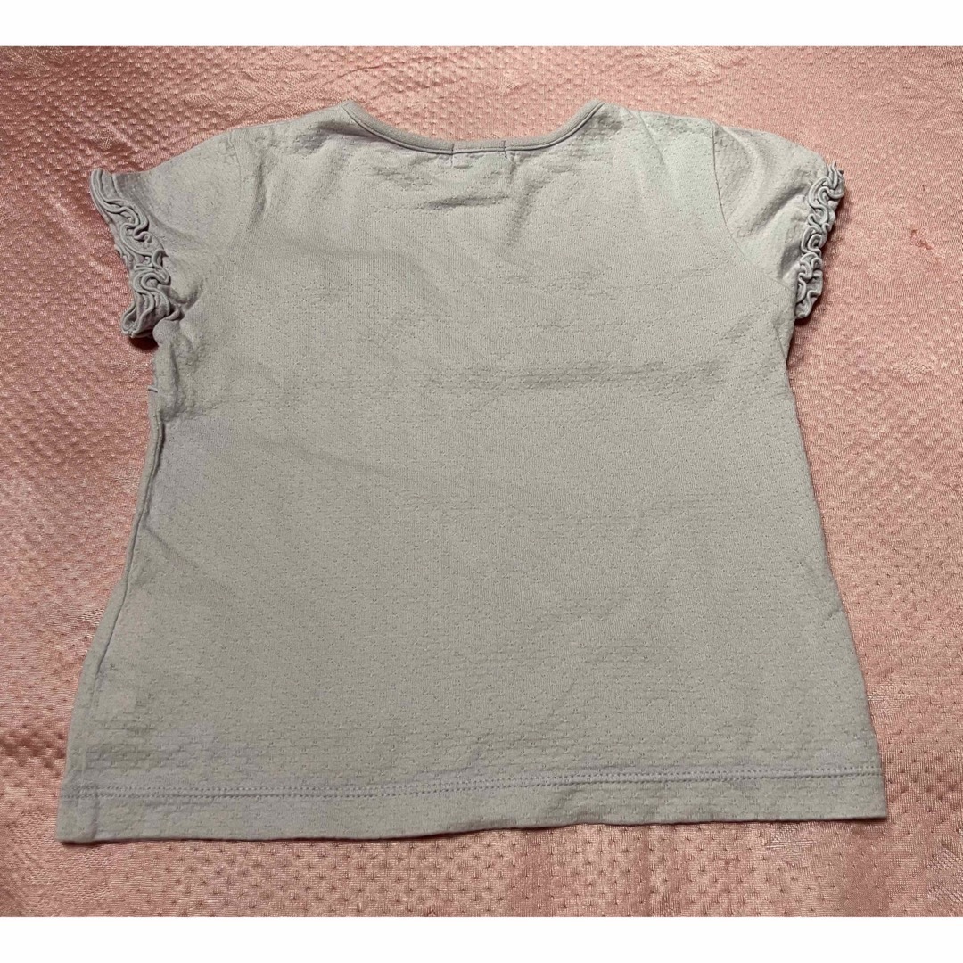 BeBe(ベベ)のBeBe リボン　Tシャツ　チュニック　110 キッズ/ベビー/マタニティのキッズ服女の子用(90cm~)(Tシャツ/カットソー)の商品写真