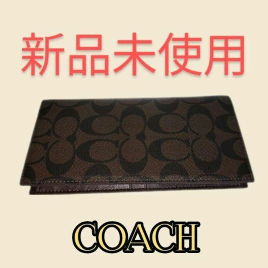 COACH コーチ 長財布 メンズ ブラウンの+inforsante.fr