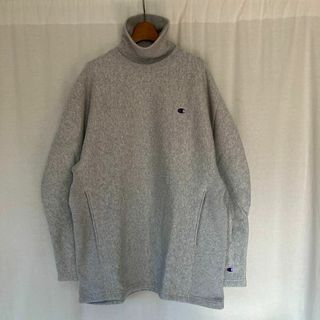 エヌハリウッド(N.HOOLYWOOD)の新品 Champion×N.HOOLYWOODハイネックスウェット グレーXL(スウェット)