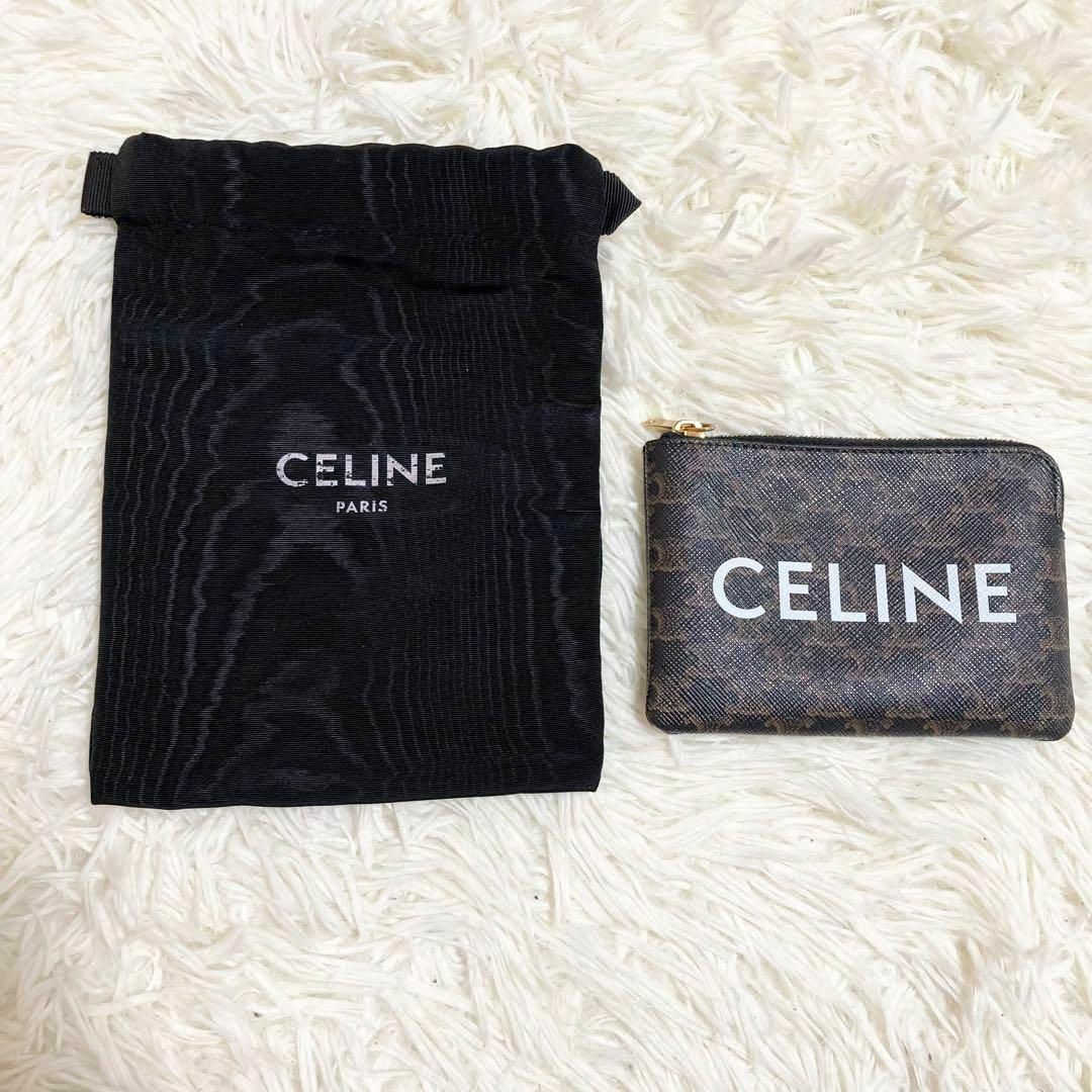 celine - 極美品CELINE コインケース フック付きコイン & カードポーチ