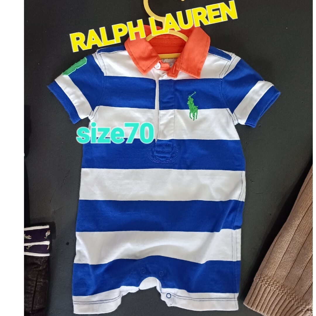 Ralph Lauren(ラルフローレン)のベビーのブランド服セット売り　5枚 キッズ/ベビー/マタニティのベビー服(~85cm)(ロンパース)の商品写真