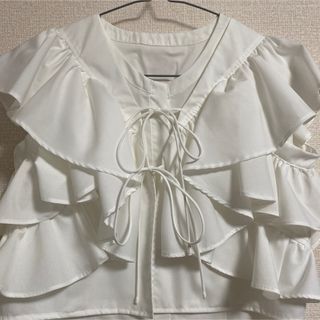 COCO DEAL - COOCODEAL ココディール フリルボレロレイヤーブラウスの
