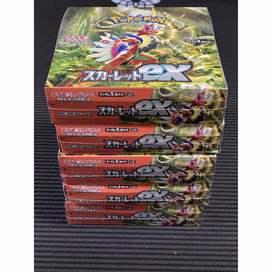 ポケモンカード　スカーレットex 4BOX シュリンク付き  新品未開封