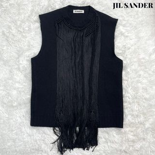 Jil Sander - 【美品】JIL SANDER ジルサンダー フリンジ ニット